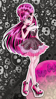 Monster High, Imagenes de Draculaura para Imprimir, parte 1