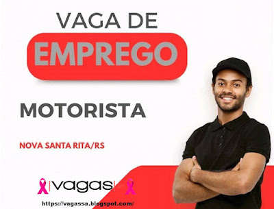 Zé Pneus abre vaga para motorista em Nova Santa Rita