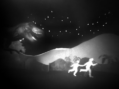 we are pursued by a dinosaur pinhole photo by Judith Hoffman taken with Oneiro camera