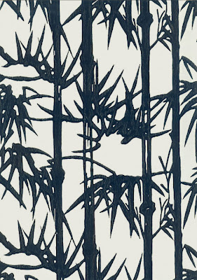 Black Bamboo wall Art