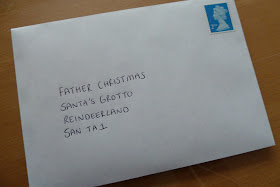 Child's first letter to Father Christmas