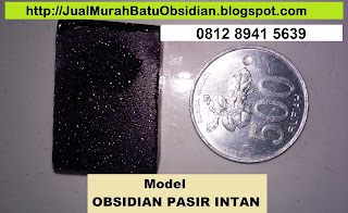 Harga Jual bahan mentah batu akik obsidian PASIR INTAN murah