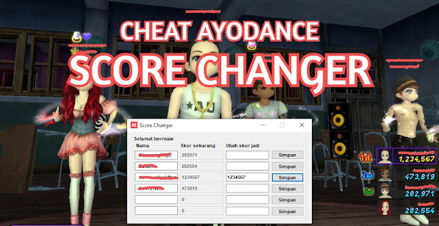 Cheat AyoDance Score Changer 6231
