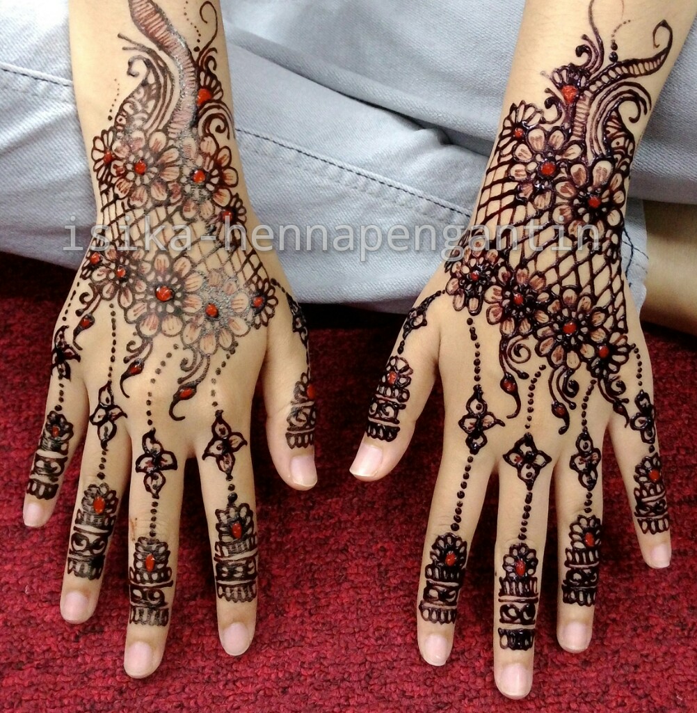 Kumpulan Henna Pengantin Paling Update Teknik Menggambar Henna