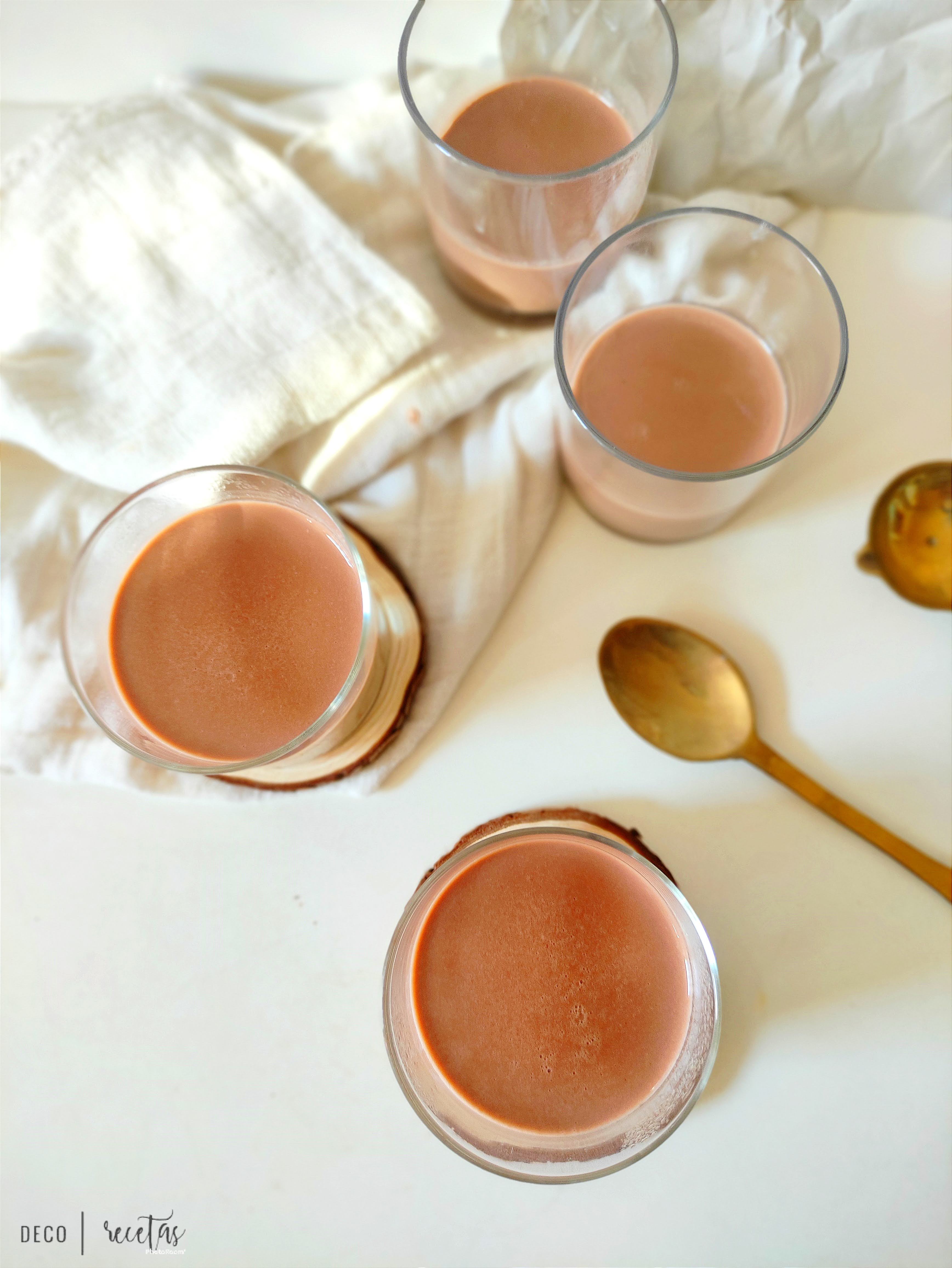 Receta de natillas de chocolate caseras