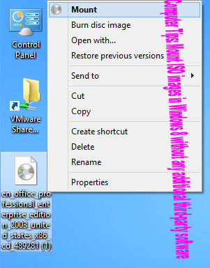Computer Tips: Mount ISO images in Windows 8 without any additional third-party software
