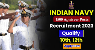 1500 Posts - Indian Navy Recruitment 2022(All India Can Apply) - Last Date 17 December at Govt Exam Update