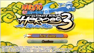 Game Naruto Ultimate Ninja Heroes 3 CSO