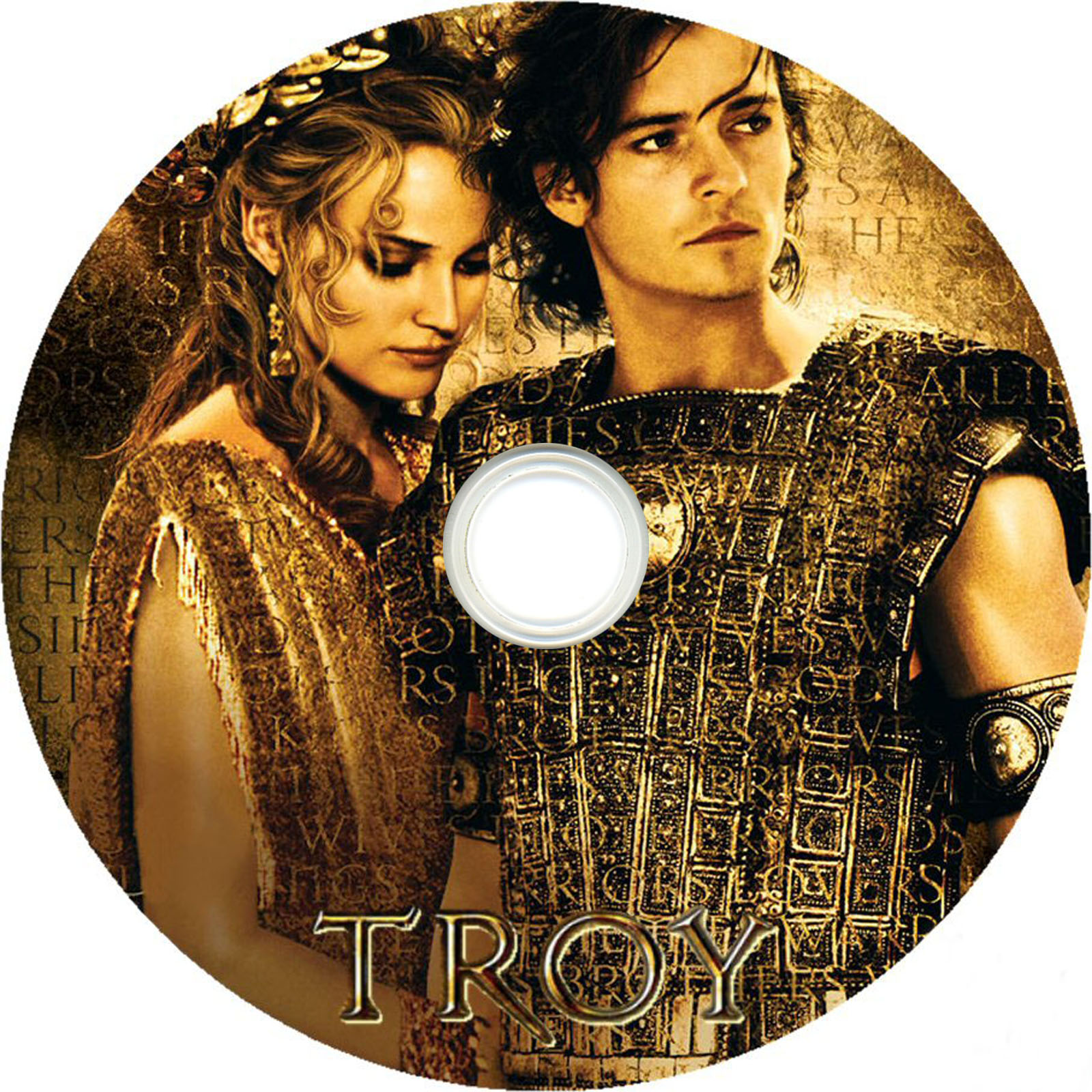 Troy Dvd Label