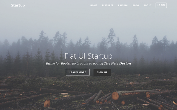 Download Flat UI Startup - business Bootstrap themes
