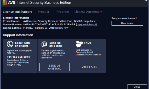  AVG Security Pack(Internet Security Business Edition) for Mobile And PC