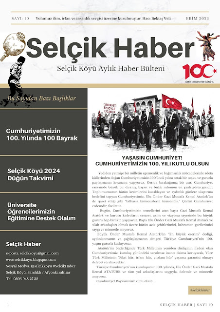 Selçik Haber Bülteni Ekim Sayısı Yayımlandı / Selçik Haber