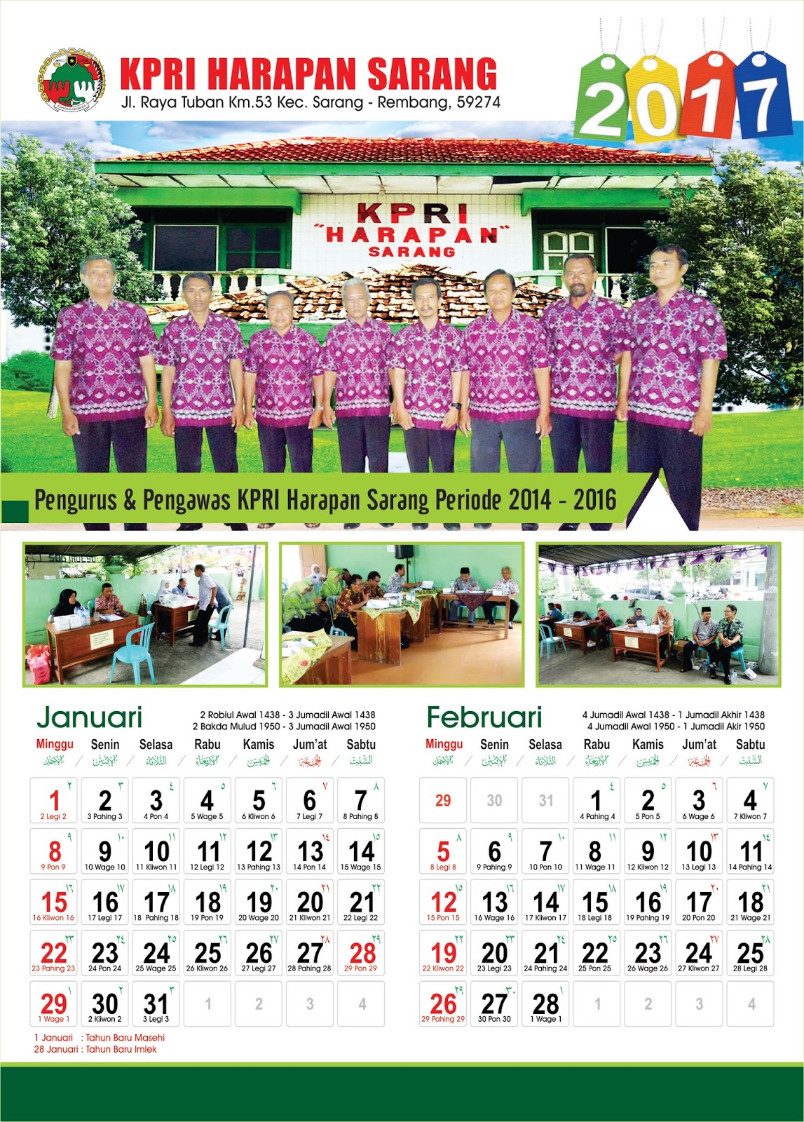  Desain  Kalender 