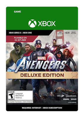 Marvels Avengers Game Cover Xbox Deluxe