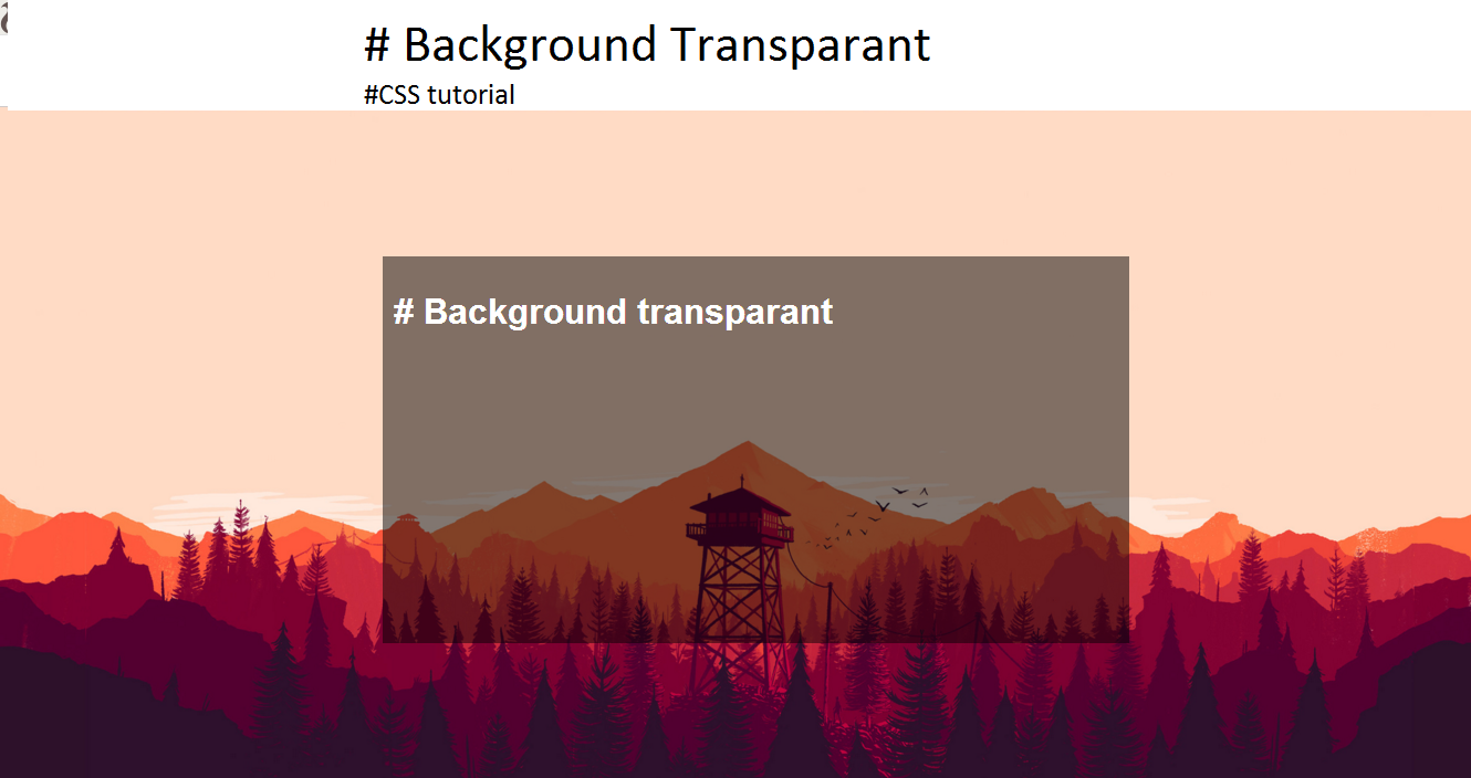 Ini Dia Cara Membuat Background-Color Transparan Dengan CSS | SerbaSerbi6