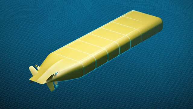 El MUM tendrá alrededor de 25 metros de largo y tendrá un diseño modular de "pez plano".  (Foto: ThyssenKrupp Sistemas Marinos)