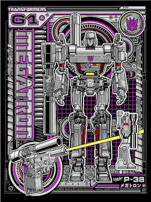 Acidfree Gallery - Megatron Transformers Standard Edition Screen Print by Jesse Philips