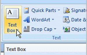 Word 2007 Working with Text boxes Tutorial Number 9 Word 2007 Working with Text boxes Tutorial Number 9
