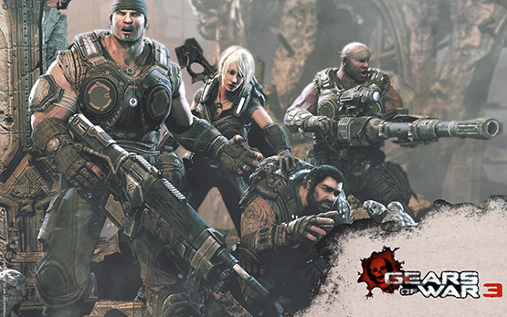 gears of war wallpaper. sequel to Gears of War 2