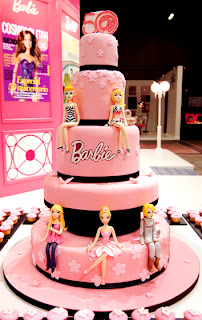 Barbie cakes for children parties