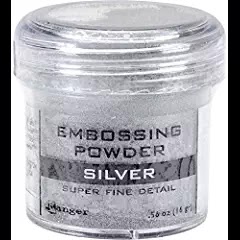 Ranger Embossing Powder, Super Fine Silver