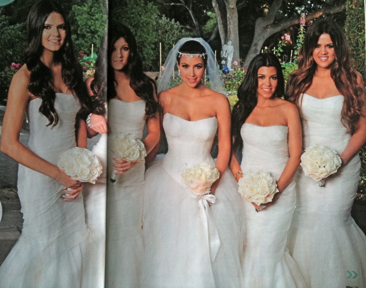 kim kardashian wedding flowers