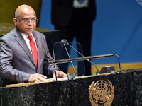 Maldives Foreign Minister elected next UN General Assembly president.