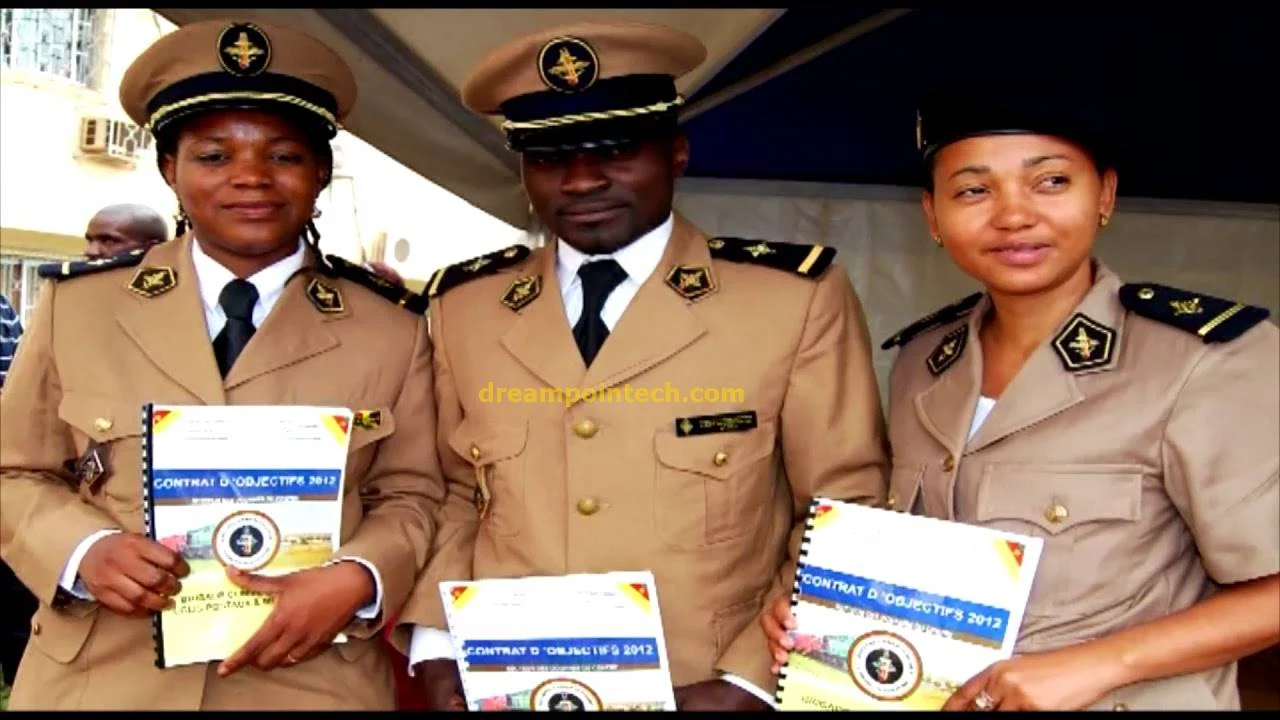 Newly Recruited Customs officers in Cameroon