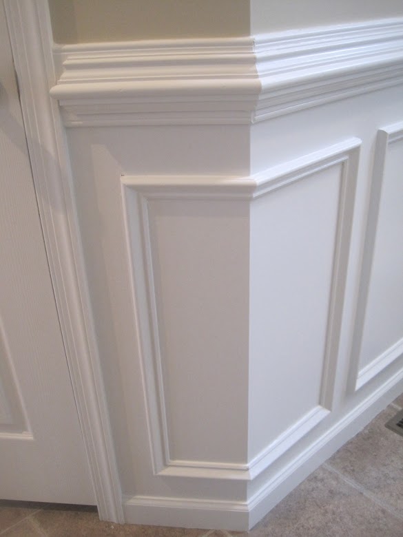 Walls With Chair Rails : living area colour ideas - chair rail with house colour on ... : All are available in 7 stain colors or you can leave it unfinished.