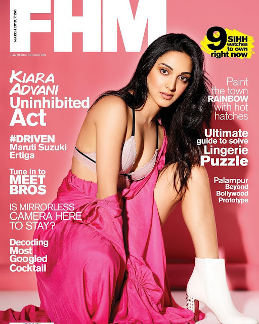 kiara Advani on FHM Magazine Cover March 2019