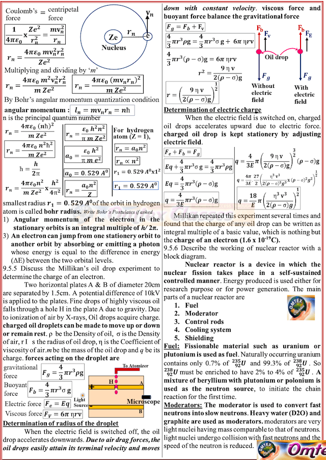 Reduced Portion XII Physics 2020 - 2021 Public Exam