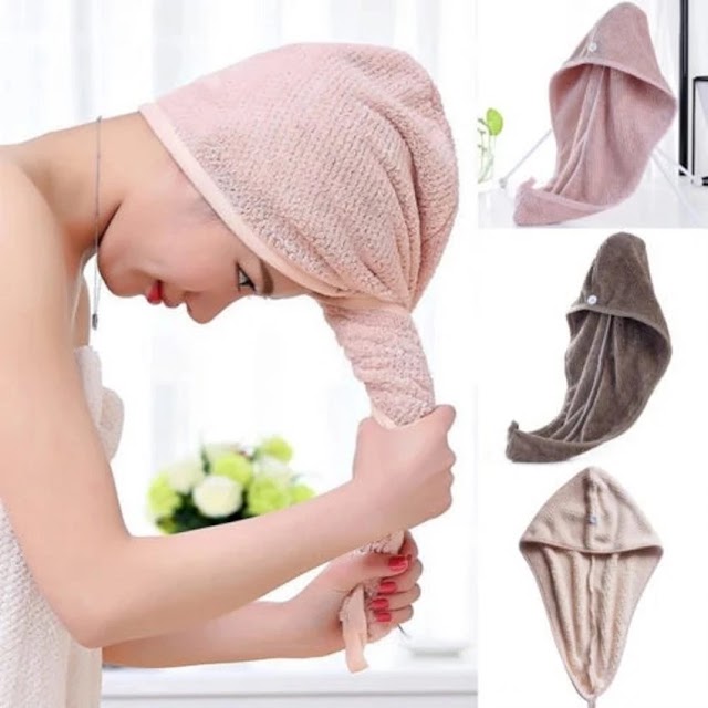 Magic Microfiber Hair Fast Drying Dryer Towel Buy on Amazon and Aliexpress