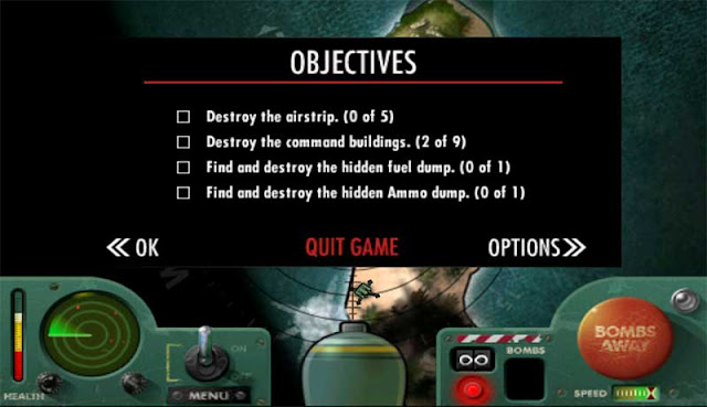 Game Objectives Screen