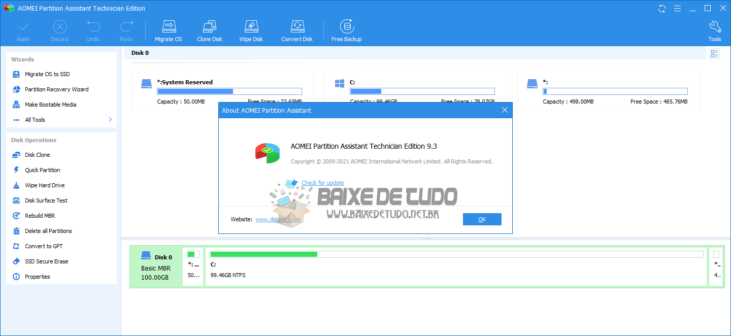 AOMEI Partition Assistant 9.3