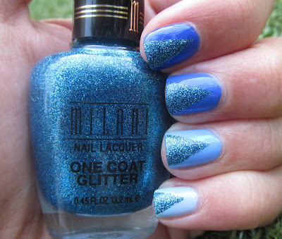 Blue Ombre Nails, Milani - Blue Flash, Gade 392 - Blue Wish, Barry M - Blueberry, Sally Hansen - 420 - Pacific Blue, Essence - Electric Blue and Gade 378 - Midnight