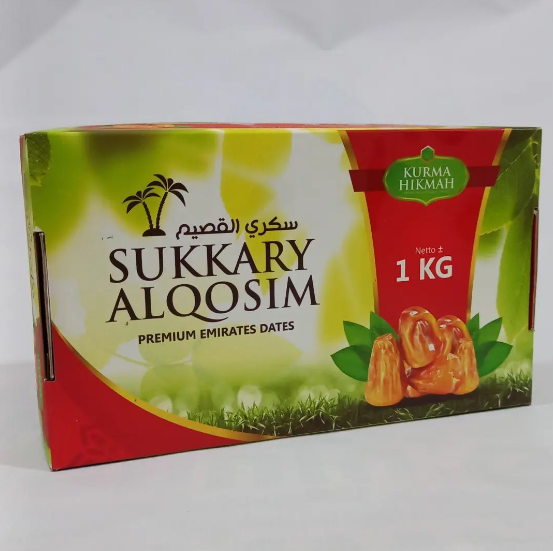 Kurma Madu Raja Sukari Al-Qassim Dates Hikmah 1Kg