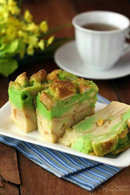 BINGKA ROTI JAGUNG PANDAN