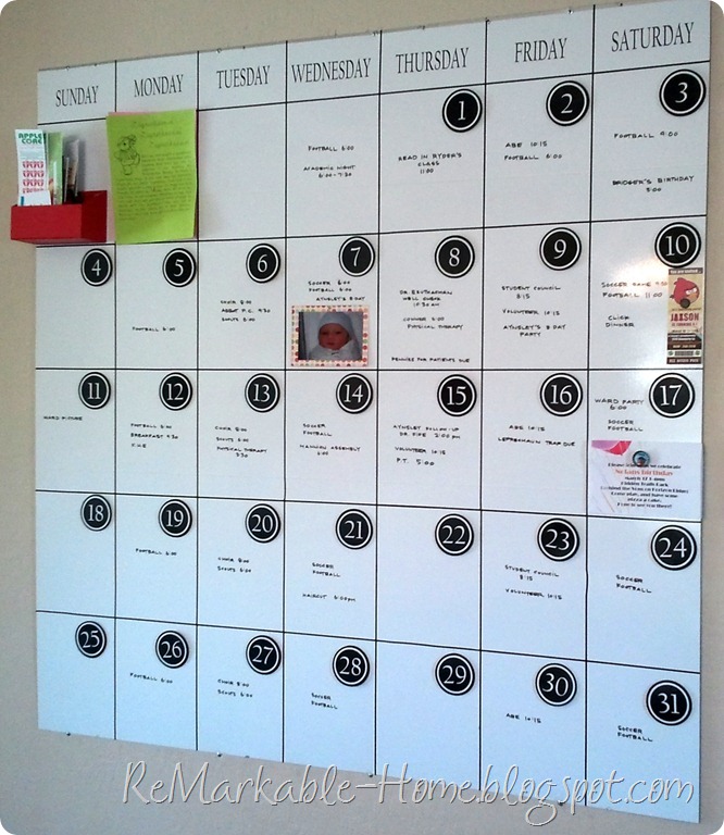 shelli's calendar