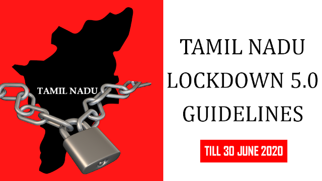 Tamil Nadu Lockdown 5.0 Guidelines