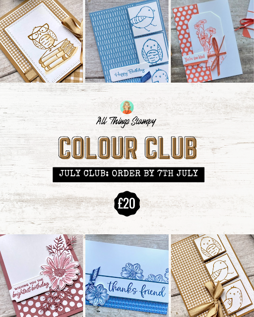 Stampin Up UK Colour Club collect new colours