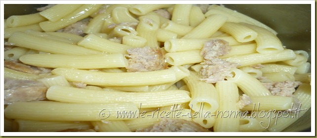 Maccheroncini con ragù bianco e sottiletta (2)