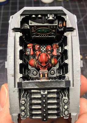 Cerastus Knight-Castigator WIP - completing the interior