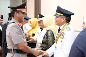Wakapolda Sulsel Hadiri Pelantikan Bupati Enrekang dan Walikota Parepare