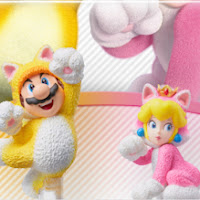 Découvre les amiibo Mario Chat et Peach chat