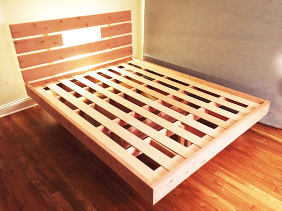 Tempat tidur kayu  minimalis atau dipan  kayu  minimalis 