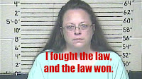 Kim Davis mugshot