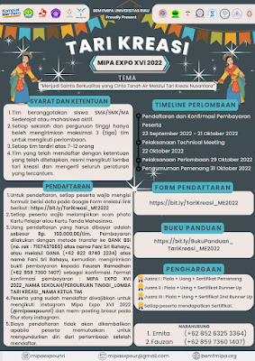 MIPA EXPO XVI 2022 FMIPA Universitas Riau