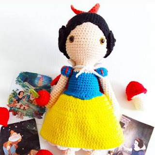 PATRON GRATIS BLANCA NIEVES AMIGURUMI 56322