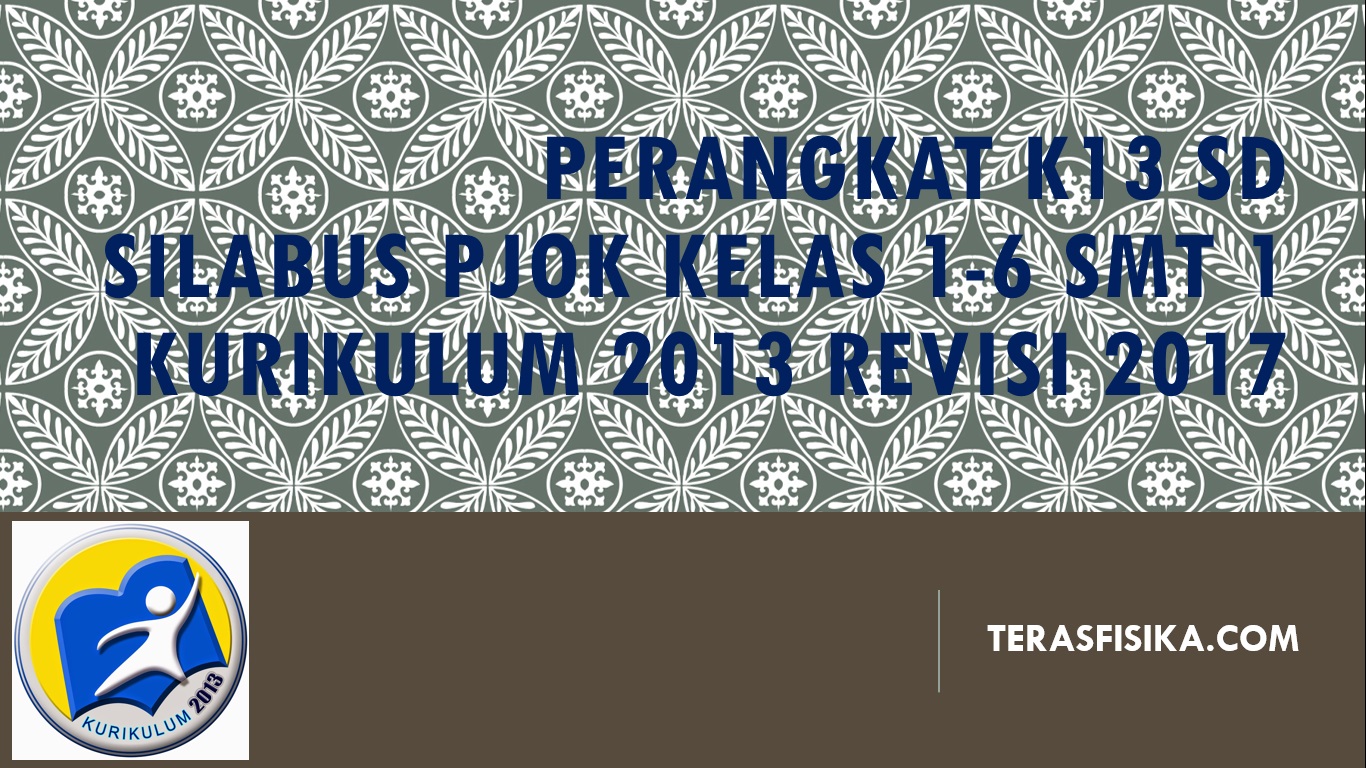 Silabus PJOK SD/MI Kelas 1, 2, 3, 4, 5, dan 6 Kurikulum ...