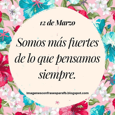 Frase del Día 12 de Marzo del 2019